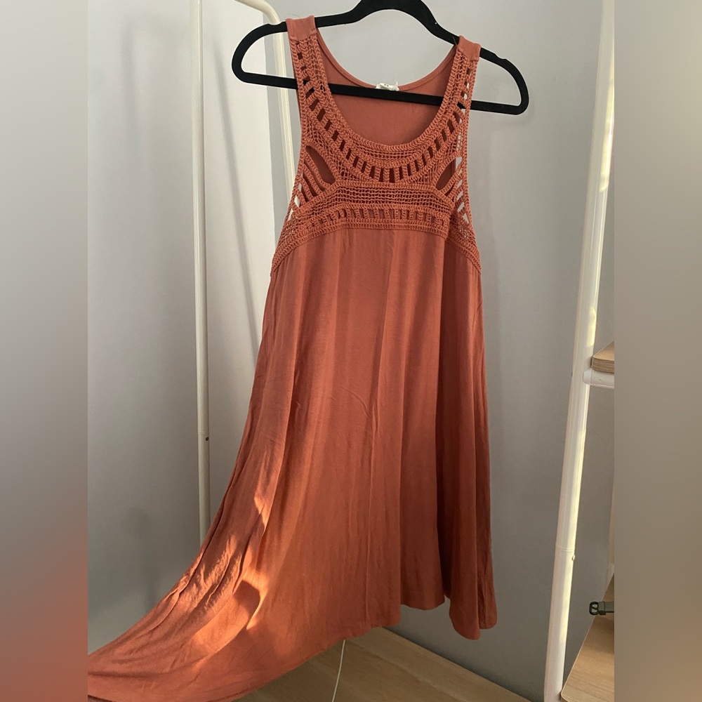 Burnt orange sundress